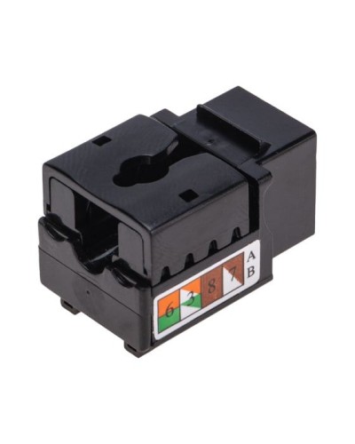 Модуль Keystone Jack RJ-45(8P8C), UTP неэкранированный, CAT 6, тип 90 градусов, черный REXANT PRO 02-0255 в Нефтеюганске Модули Keystone Pintop.ru