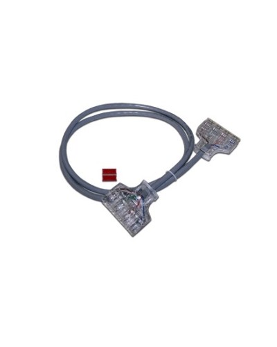 Патч-корд 110 тип - 110 тип, 1 пара, категория 6, 1 м, серый LANMASTER LAN-P4-P4-1.0/6 в Нефтеюганске Патч-корды и пигтейлы Pintop.ru