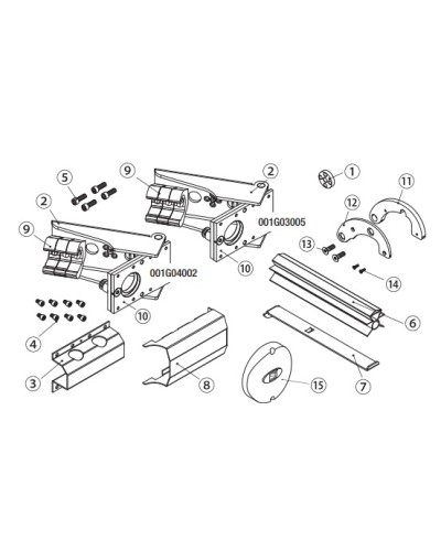 Рычаги F500 без крепления Came 119RID185 в Нефтеюганске Запчасти для шлагбаумов и автоматики Pintop.ru