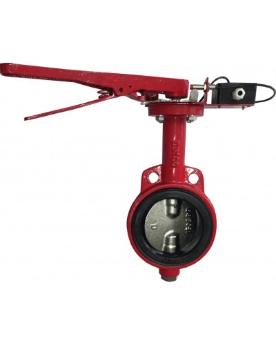 Затвор дисковый с электроприводом Спецавтоматика Зт 150/1,6(Р)-Ф.УЗ.1-АМК-150 с устройством контроля положения в Нефтеюганске Устройства пуска водяного пожаротушения Pintop.ru