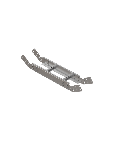 Вертикальный шарнирный угол 100х500х1,5 мм N КМ-профиль (LSHL100-500-1.5 N) в Нефтеюганске Аксессуары для лотков Pintop.ru