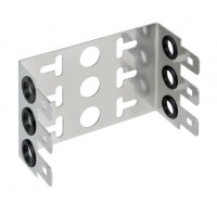 Хомут монтажный глубиной 50мм для крепления 3-х плинтов типа Krone Cabeus FW-30