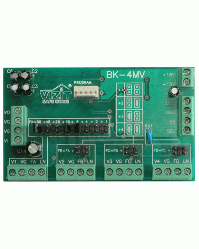 Плата печатнаяв сборе Vizit ЗИП БК-4МVE в Нефтеюганске Аксессуары для многоабонентных систем Pintop.ru