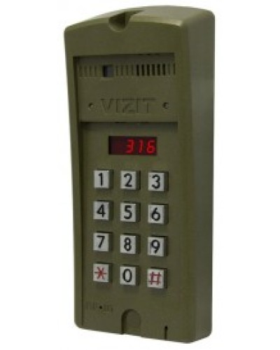 Блок вызова для совместной работы с БУД-302 Vizit БВД-316R в Нефтеюганске Блоки вызова многоабонентные Pintop.ru