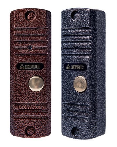 Панель вызывная накладная на 1 абонента Activision AVC-105 Panasonic (медь) в Нефтеюганске Вызывные аудиопанели малоабонентные Pintop.ru