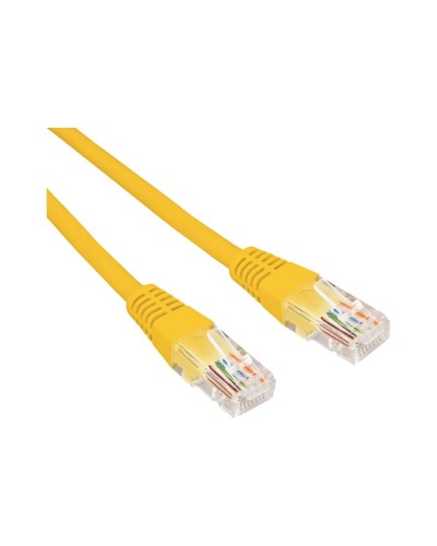 Патч-корд U/UTP, CAT 6, RJ45-RJ45, 26AWG, LSZH, желтый, 0,3м REXANT 02-0295-03 в Нефтеюганске Патчкорды (медные) Pintop.ru