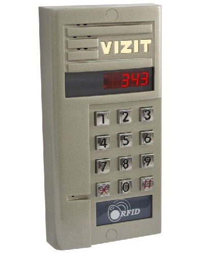 Блок вызова домофона Vizit БВД-343FCPL в Нефтеюганске Блоки вызова многоабонентные Pintop.ru