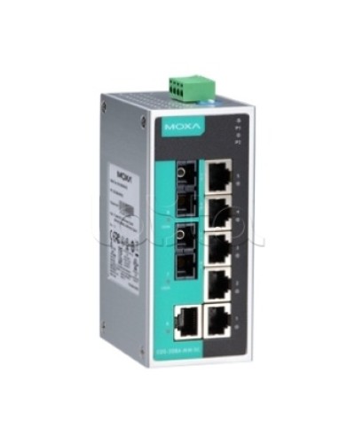 Коммутатор неуправляемый промышленный 8-портовый Moxa EDS-208A-SS-SC в Нефтеюганске Коммутаторы Pintop.ru