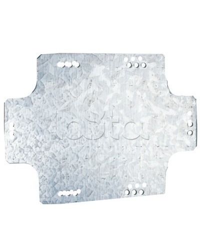 Монтажная пластина из оцинк. стали 270х198х1,5мм, для коробок 300х220мм DKC (59608) в Нефтеюганске Крепежные изделия Pintop.ru