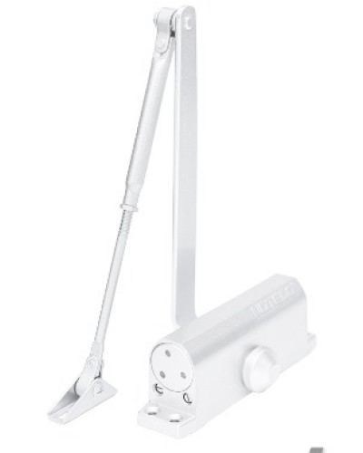 Доводчик NOTEDO DC-090-НО EN4 с ФОП (белый) в Нефтеюганске Доводчики Pintop.ru