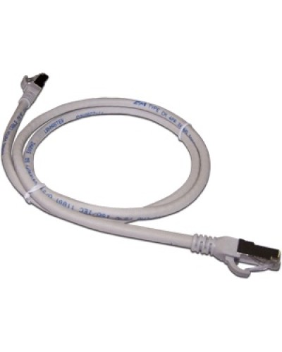 Патч-корд RJ45 - RJ45, 4 пары, FTP, категория 6A, 5 м, серый LANMASTER LAN6A-S45-45-5.0-GY в Нефтеюганске Патчкорды (медные) Pintop.ru