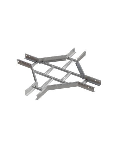 Х-разветвитель лестничный 80х800х1,2 мм HD85 N КМ-профиль (LXD80-800-1.2 HD85 N) в Нефтеюганске Аксессуары для лотков Pintop.ru