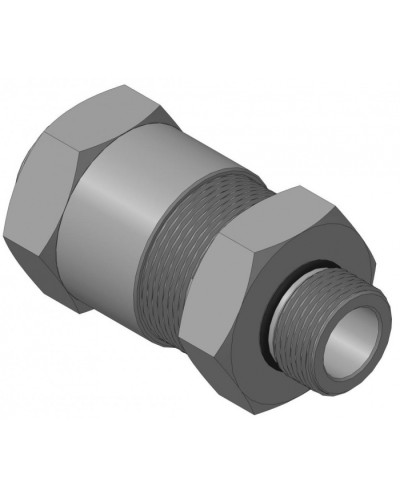 Кабельный ввод с резьбой G3/4 для прокладки кабеля в металлорукаве РЗ-ЦП-25, с уплотнением кабеля и проходным диаметром кабеля d=8-12 мм Спектрон КВМ-25/12-М-G3/4 в Нефтеюганске Аксессуары для кабель-канала Pintop.ru