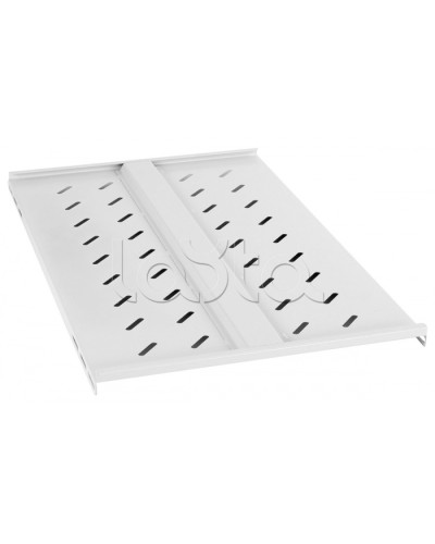 Полка перфорированная глубиной 700 мм для открытых стоек, усиленная до 100кг Cabeus RA-J018-FC-700-100KG в Нефтеюганске Полки для шкафов и стоек Pintop.ru