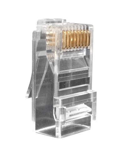 Разъем RJ-45 Hyperline PLUG-8P8C-UV-C6-100 в Нефтеюганске Коннекторы и разъемы Pintop.ru