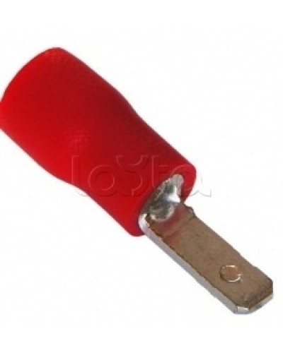 Клемма плоская изолированная 0.5-1.5 мм² (КПИ штекер - 2.8мм) (100шт/уп) REXANT 08-0311 в Нефтеюганске Клеммные колодки Pintop.ru