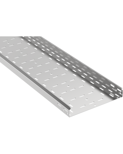 ESCA 3 Лоток перф. без боковой перф. 50х100х3000-0,45 IEK (ES3-15-050-100-3-045) в Нефтеюганске Кабельные лотки Pintop.ru