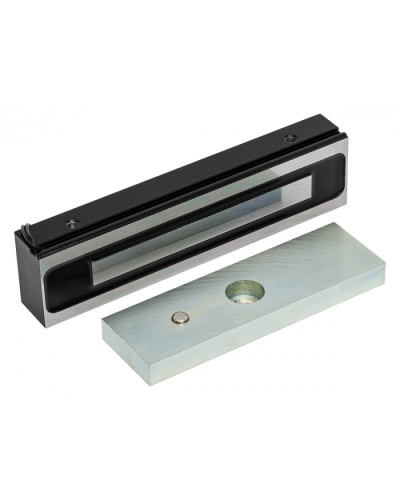 Электромагнитный замок AccordTec ML-200K-3 Premium Black с уголком в Нефтеюганске Электромагнитные замки Pintop.ru