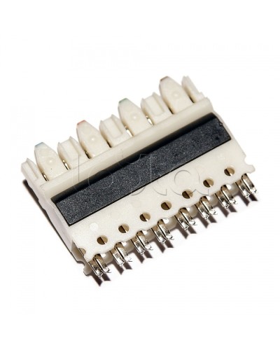 Модуль 110 типа 4-х парный Cabeus CB-4P в Нефтеюганске Кроссовое оборудование тип 110 Pintop.ru