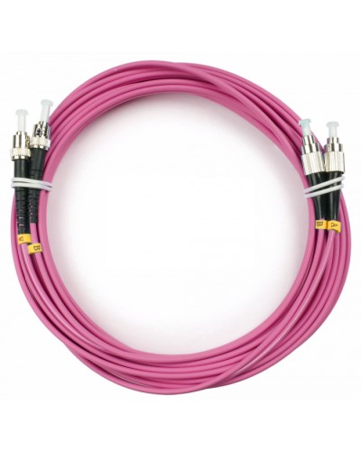 Шнур оптический duplex FC-ST 50/125 mm OM4 5м LSZH Cabeus FOP-50-OM4-FC-ST-5m в Нефтеюганске Патч-корды оптические Pintop.ru