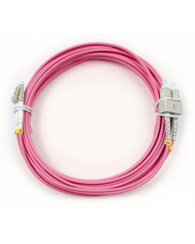 Шнур оптический duplex LC-SC 50/125 mm OM4 5м LSZH Cabeus FOP-50-OM4-LC-SC-5m в Нефтеюганске Патч-корды оптические Pintop.ru