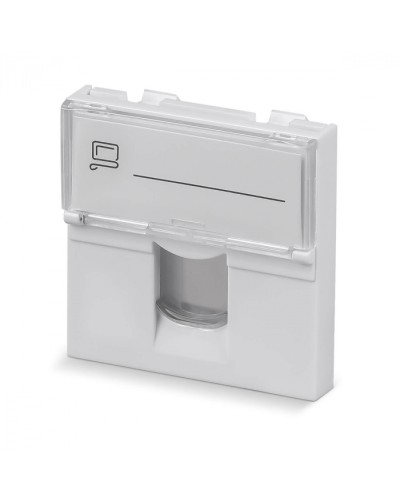 Вставка 45x45 (Mosaic) для 1 модуля формата Keystone Jack (арт.078604) Cabeus (FP-L-45-1M) в Нефтеюганске Модули Keystone Pintop.ru