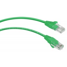 Патч-корд UTP, категория 5e, 0.15 м, неэкранированный, зеленый Cabeus PC-UTP-RJ45-Cat.5e-0.15m-GN