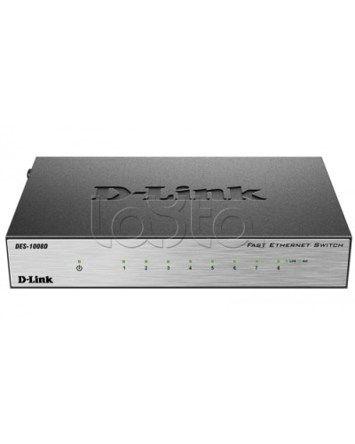Коммутатор D-Link DES-1008D/L2B в Нефтеюганске Коммутаторы Pintop.ru