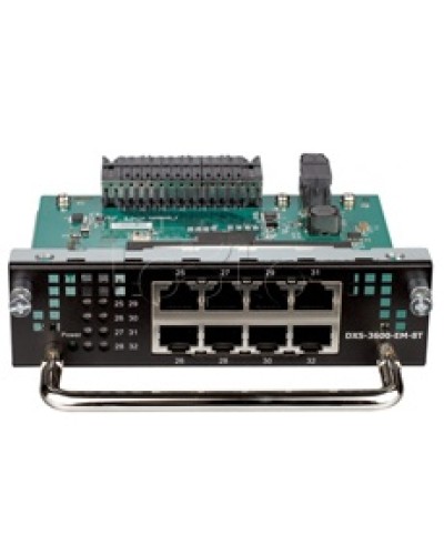 Модуль расширения с 8 портами D-Link DXS-3600-EM-8T/A1A в Нефтеюганске Дополнительное оборудование для сетей Pintop.ru