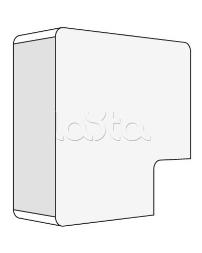 Угол плоский для миниканалов TMC AMP 50x20 DKC 00654 в Нефтеюганске Аксессуары для кабель-канала Pintop.ru