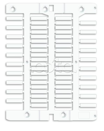 Маркировка для провода, жесткая, для трубочек. 4х23мм. Белая DKC NUT23 в Нефтеюганске Крепежные изделия Pintop.ru