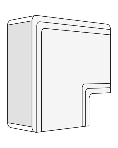 Угол плоский NPAN 25x30 мм DKC 01737 в Нефтеюганске Аксессуары для кабель-канала Pintop.ru