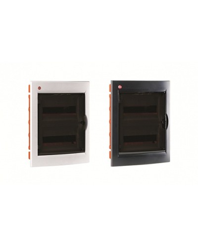 Щиток встраиваемый 24 мод.,IP 41 , черный DKC 82524 в Нефтеюганске Аксессуары для стоек и шкафов Pintop.ru