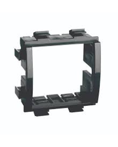 Каркас под 2 модуля Brava, чёрный DKC (F0000MB) в Нефтеюганске Блоки розеток Pintop.ru