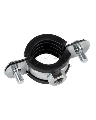 Хомут стальной 1/2 (20-24 мм), с уплотнителем EKF (hsu1012) в Нефтеюганске Стяжки-хомуты Pintop.ru