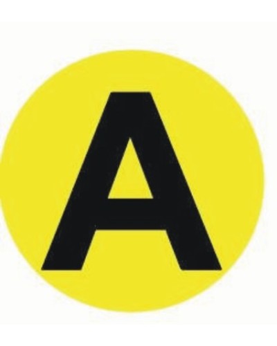 Наклейка B d=20мм EKF PROxima (an-2-9-1) в Нефтеюганске Аксессуары для стоек и шкафов Pintop.ru