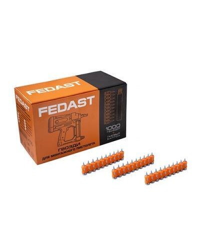 Гвозди 3,0*22 мм для монтажного пистолета с кованым наконечником (1000 шт/уп) FEDAST fd3022mgbp в Нефтеюганске Крепеж: Дюбели, шурупы, саморезы Pintop.ru