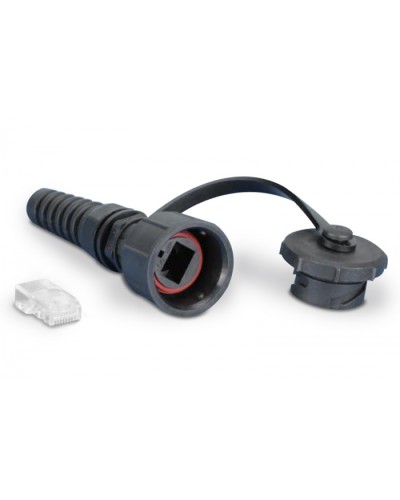 Промышленный разъем RJ-45 8P8C Hyperline PLUG-IE-8P8C-PV-C6 в Нефтеюганске Коннекторы и разъемы Pintop.ru