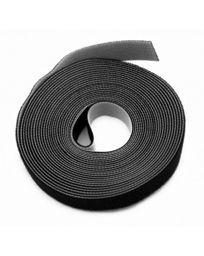 Лента липучка в рулоне, ширина 16 мм Hyperline WASNR-5x16-BK в Нефтеюганске Стяжки-хомуты Pintop.ru