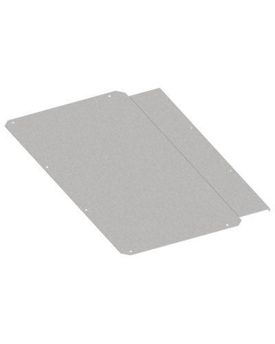 FORMAT Фланец основания встроенного отсека сплошной 400х800мм IEK (FO-00-FBCS-040-080) в Нефтеюганске Аксессуары для стоек и шкафов Pintop.ru