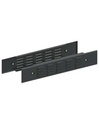 FORMAT Панель цоколя вентилируемая 100х600мм RAL7021 (2шт/компл) IEK (FO-00D-PCV-010-060-7021) в Нефтеюганске Аксессуары для стоек и шкафов Pintop.ru