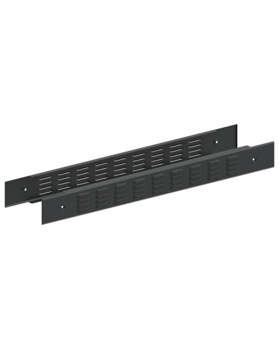 FORMAT Панель цоколя вентилируемая 100х1000мм RAL7021 (2шт/компл) IEK (FO-00D-PCV-010-100-7021) в Нефтеюганске Аксессуары для стоек и шкафов Pintop.ru