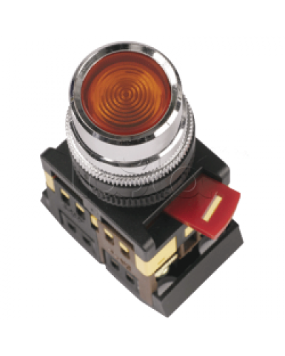 Кнопка ABLF-22 красный d22мм неон/240В 1з+1р IEK BBT10-ABLF-K04 в Нефтеюганске Кнопки выхода Pintop.ru