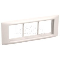 Рамка и суппорт для кабель-канала "Праймер" на 6 модулей, 60 мм белый IEK (CKK-40D-RSU6-060-K01)