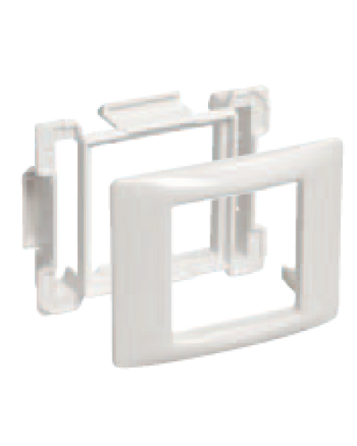 Рамка и суппорт универсальные на 2 модуля белые IEK CKK-40D-RU2-K01 в Нефтеюганске Аксессуары для кабель-канала Pintop.ru