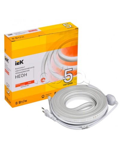 Комплект DIY (2835R120-8-IP65-220В 5м + др.) IEK (LSR5-R-120-65-2-05-S0) в Нефтеюганске Источники света(Лампы) Pintop.ru