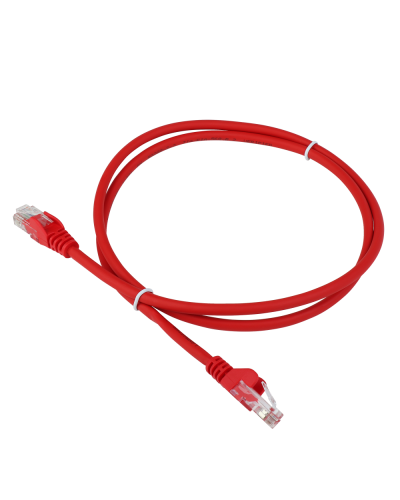 Патч-корд LANMASTER LSZH UTP кат.5e, 8.0 м, красный LANMASTER LAN-PC45/U5E-8.0-RD в Нефтеюганске Патчкорды (медные) Pintop.ru