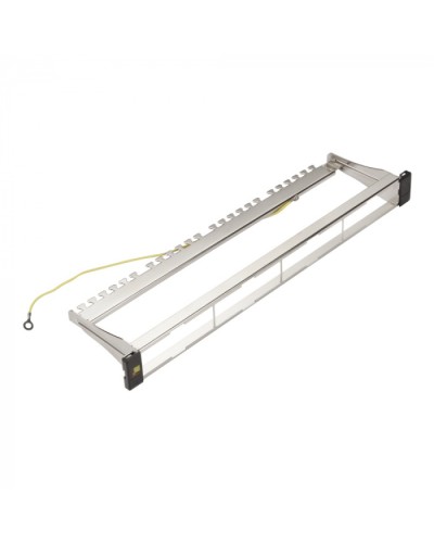 Панель модульная 19, экранированная, на 4 вставки, 1U LANMASTER LAN-FRM-PP-STP/1U в Нефтеюганске Коммутационные изделия Pintop.ru