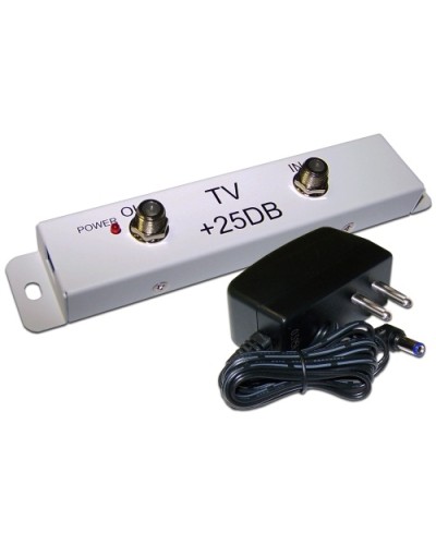 Усилитель TV-сигнала, 25 dB LANMASTER LAN-HCS-TVSA25 в Нефтеюганске Системы видеонаблюдения Pintop.ru