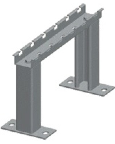 Рама напольная для лотка шириной 100мм LANMASTER LAN-MT-KR100-EZ в Нефтеюганске Аксессуары для лотков Pintop.ru